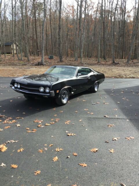 1970 Black Ford Torino Fastack