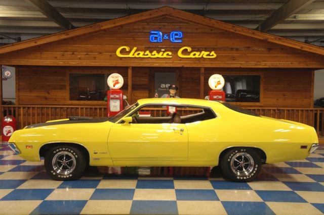 1970 Black Ford Torino Muscle Car