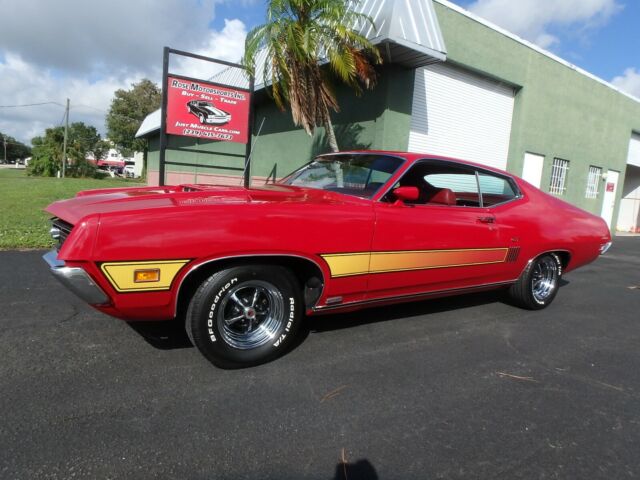 1970 Red Ford Torino Coupe
