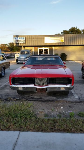 1970 RED Ford Galaxie Convertible