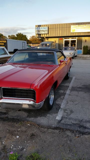 1970 RED Ford Galaxie Convertible