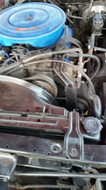 1970 RED Ford Galaxie Convertible