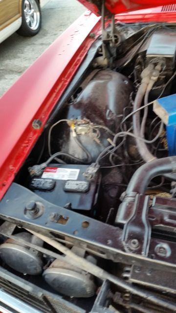 1970 RED Ford Galaxie Convertible