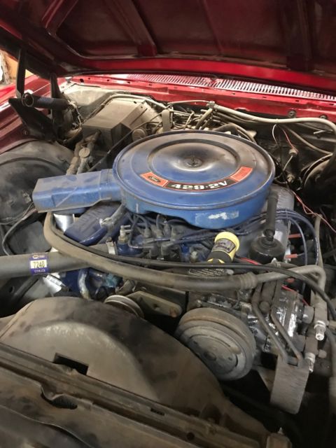 1970 Red Ford Xl Convertible