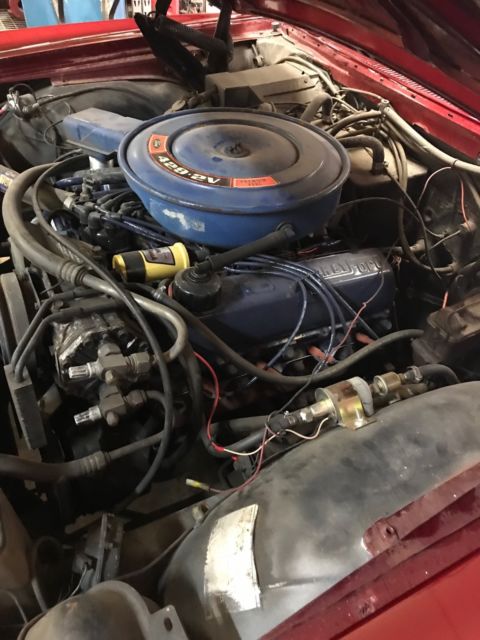 1970 Red Ford Xl Convertible