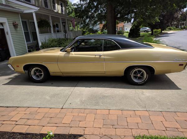 1970 Gold Ford Fairlane Coupe