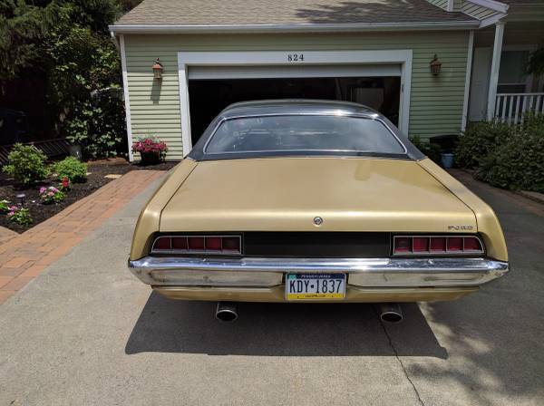 1970 Gold Ford Fairlane Coupe