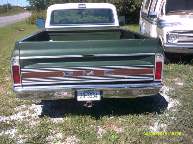 19700000 green GMC Other fleetside