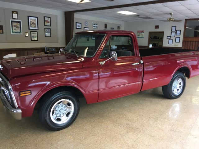 1970 Red Metallic GMC 3/4 Ton Standard Cab Pickup