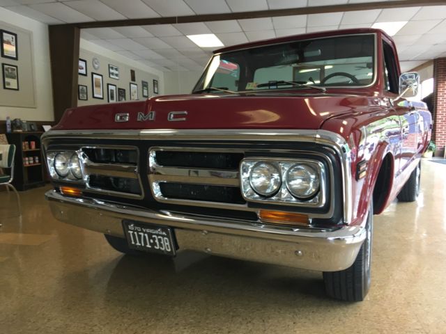 1970 Red Metallic GMC 3/4 Ton Standard Cab Pickup