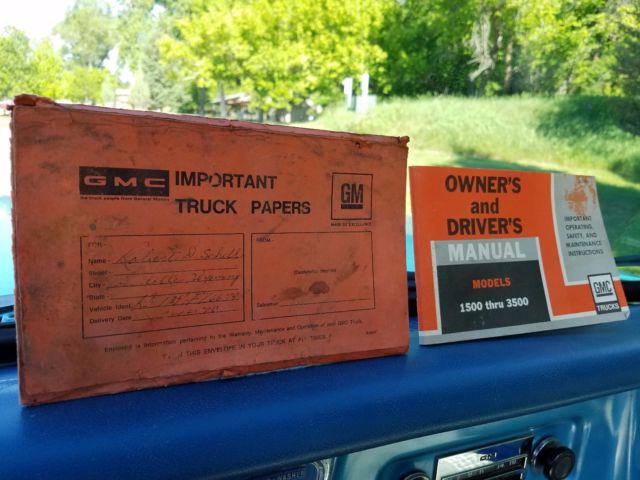 1970 Blue GMC Sierra 1500