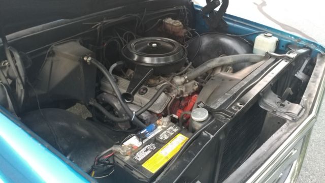 1970 Blue Chevrolet C-10 Standard Cab Pickup