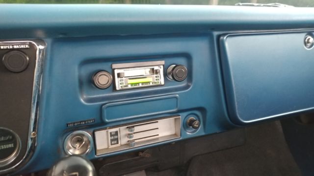 1970 Blue Chevrolet C-10 Standard Cab Pickup