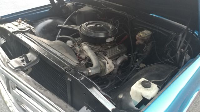 1970 Blue Chevrolet C-10 Standard Cab Pickup