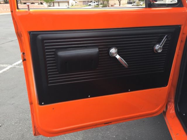 1970 Orange Chevrolet C-10 Standard Cab Pickup