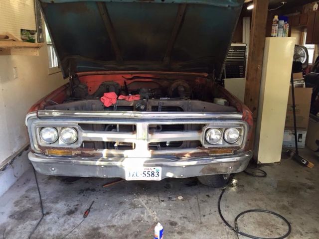 1970 Red GMC Sierra 1500 Standard Cab Pickup