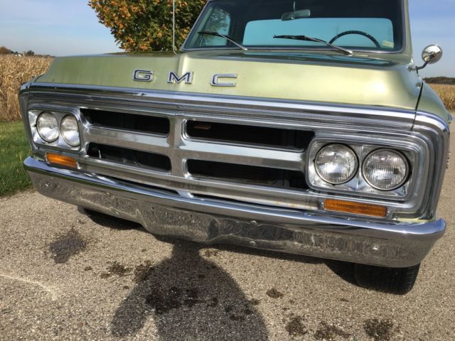 1970 Olive Green GMC C1500 truck