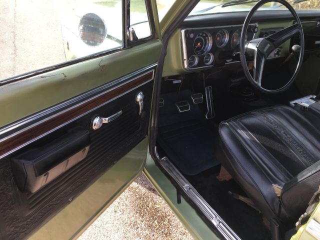 1970 Olive Green GMC C1500 truck