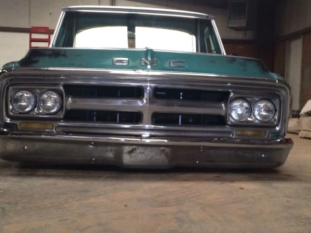 1970 Teal / White Patina Chevrolet C-10 Standard Cab Pickup