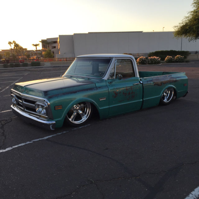 1970 Green/White With Patina GMC Chevrolet C-10 1967 1968 1969 1970 1971 1972 Chevy