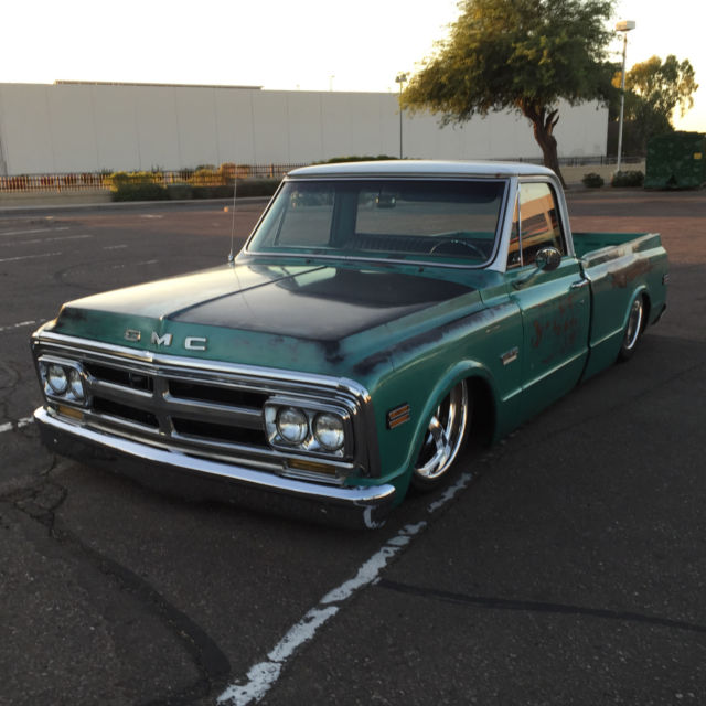 1970 Green/White With Patina GMC Chevrolet C-10 1967 1968 1969 1970 1971 1972 Chevy