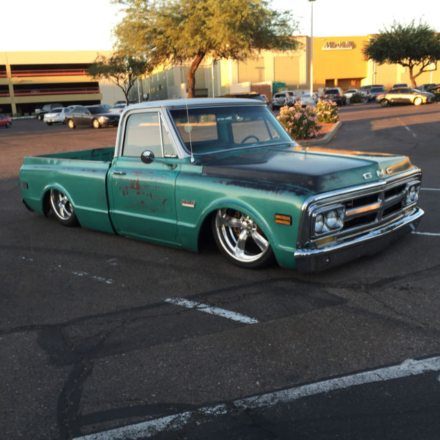 1970 Green/White With Patina GMC Chevrolet C-10 1967 1968 1969 1970 1971 1972 Chevy