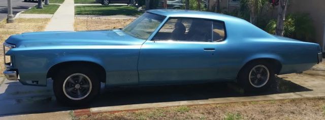1970 Blue Pontiac Grand Prix Coupe
