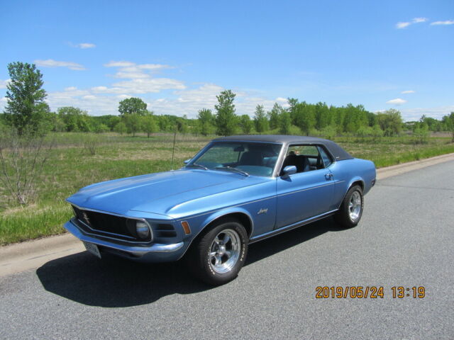 1970 Blue Ford Mustang Coupe