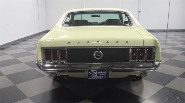 1970 Yellow Ford Mustang