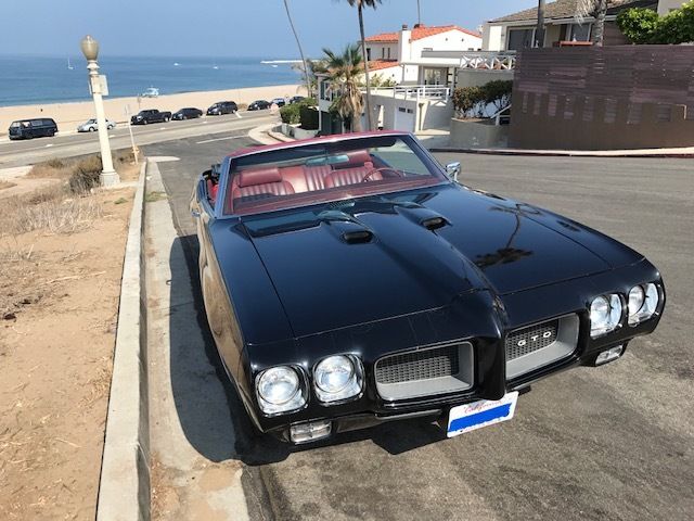 1970 Black Pontiac GTO Convertible