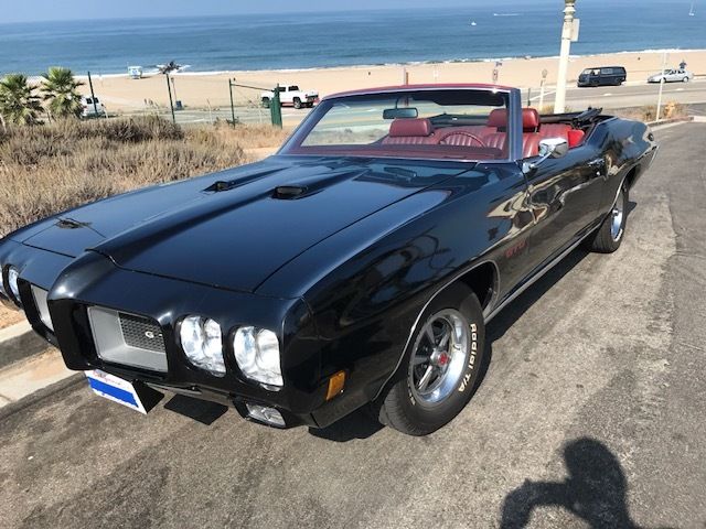 1970 Black Pontiac GTO Convertible