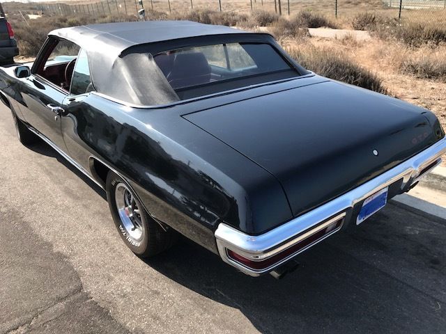 1970 Black Pontiac GTO Convertible