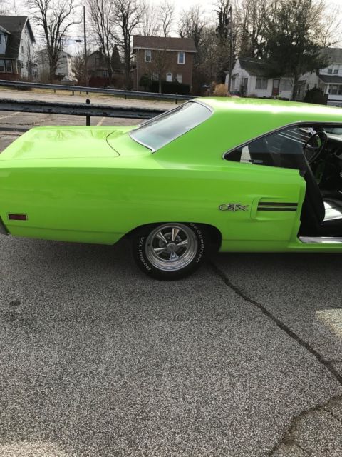 1970 sublime green Plymouth GTX