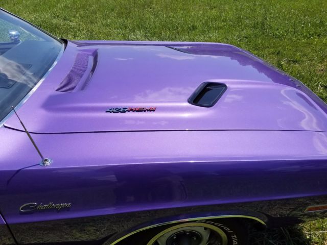 1970 Plum Purple Dodge Challenger Coupe