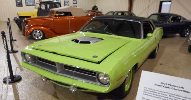 1970 Green Plymouth Barracuda Convertible