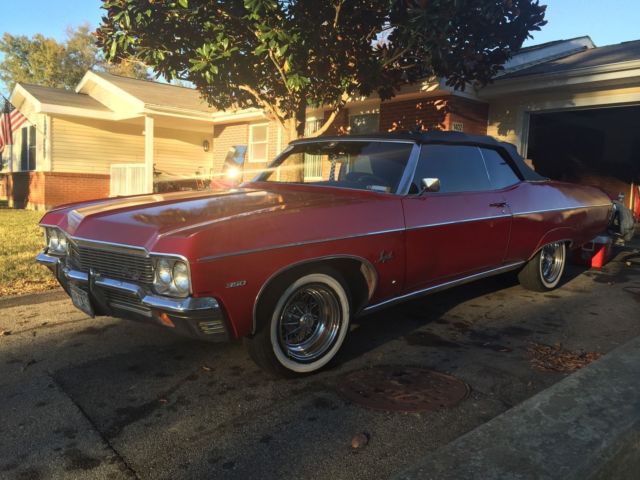 1970 Green Chevrolet Impala Convertible