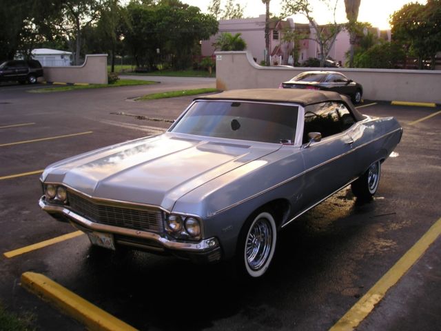 1970 Green Chevrolet Impala Convertible