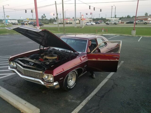 1970 Red Chevrolet Impala Sedan