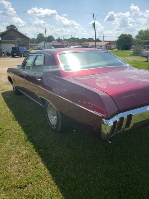 1970 Red Chevrolet Impala Sedan