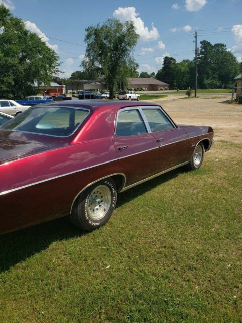 1970 Red Chevrolet Impala Sedan