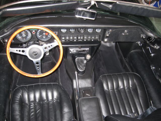 1970 British Racing Green Jaguar E-Type Convertible