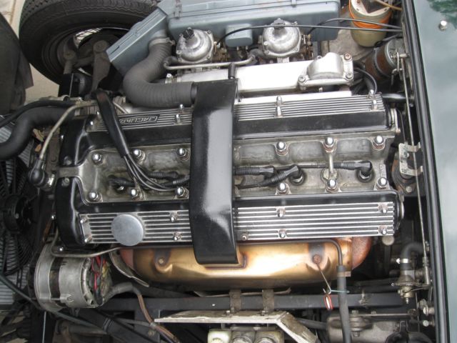 1970 British Racing Green Jaguar E-Type Convertible