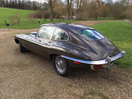 1970 Burgundy Jaguar E-Type Coupe