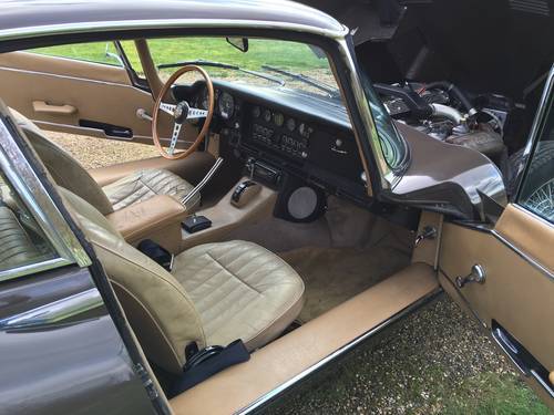 1970 Burgundy Jaguar E-Type Coupe