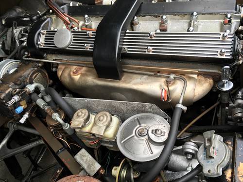 1970 Burgundy Jaguar E-Type Coupe