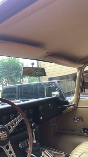 1970 Burgundy Jaguar E-Type Coupe