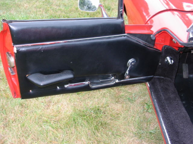 1970 Red Jaguar E-Type Convertible