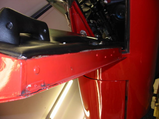 1970 Red Jaguar E-Type Convertible