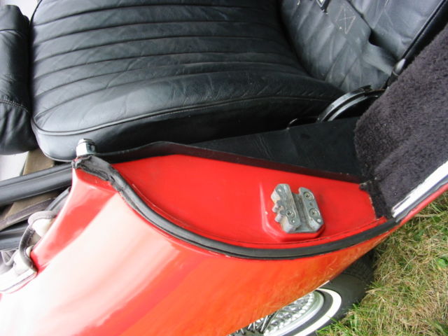 1970 Red Jaguar E-Type Convertible