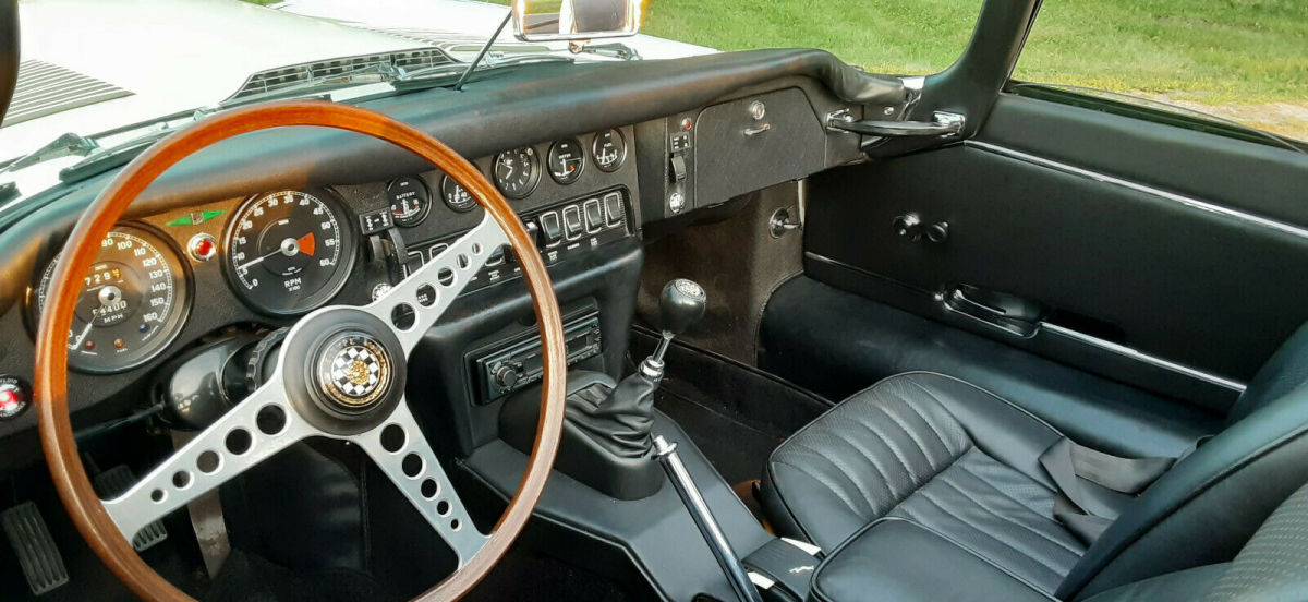 1970 Light Blue Jaguar E-Type Coupe